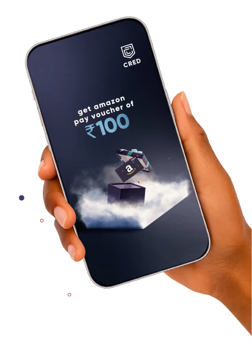 CRED app on a phone