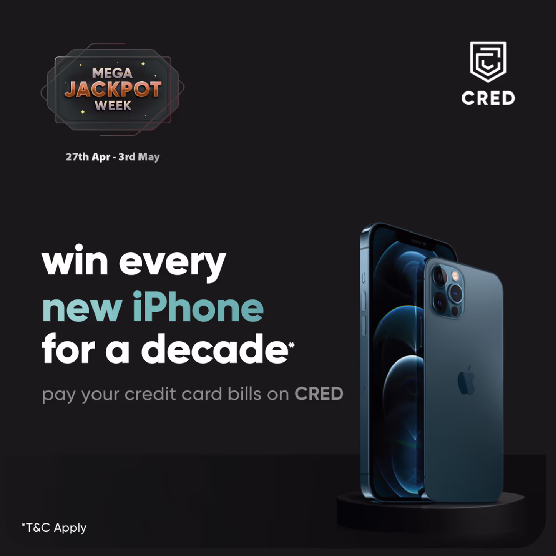 Win every new iPhone for a decade