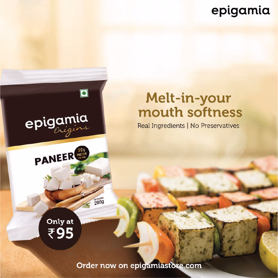 Epigamia paneer tikka recipe creative — Melt-in-your mouth softness