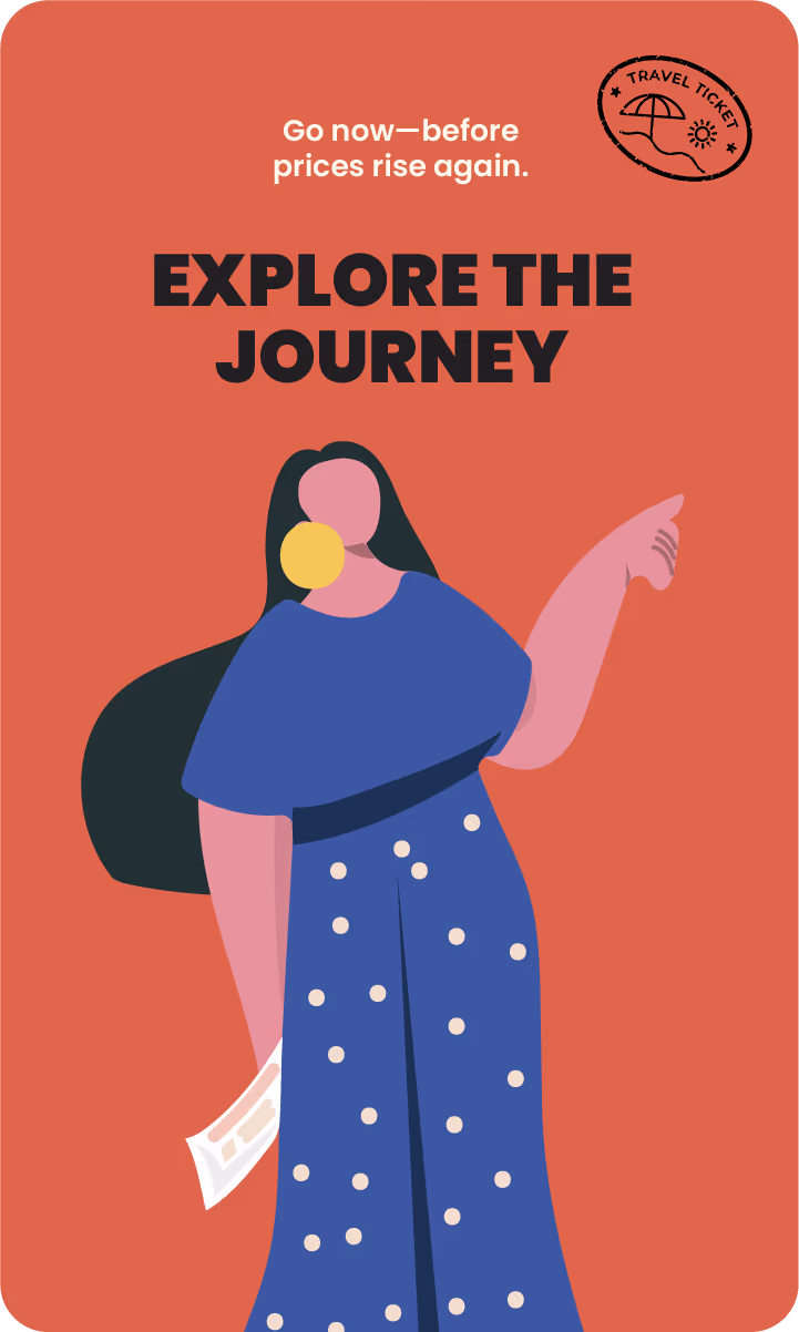 Go now before prices rise again — Explore the Journey card